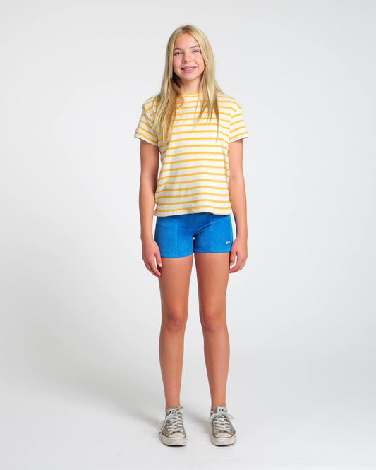 Kid's Terry Tee (Cream/Gold)