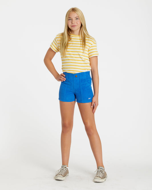 Kid's Terry Tee (Cream/Gold)