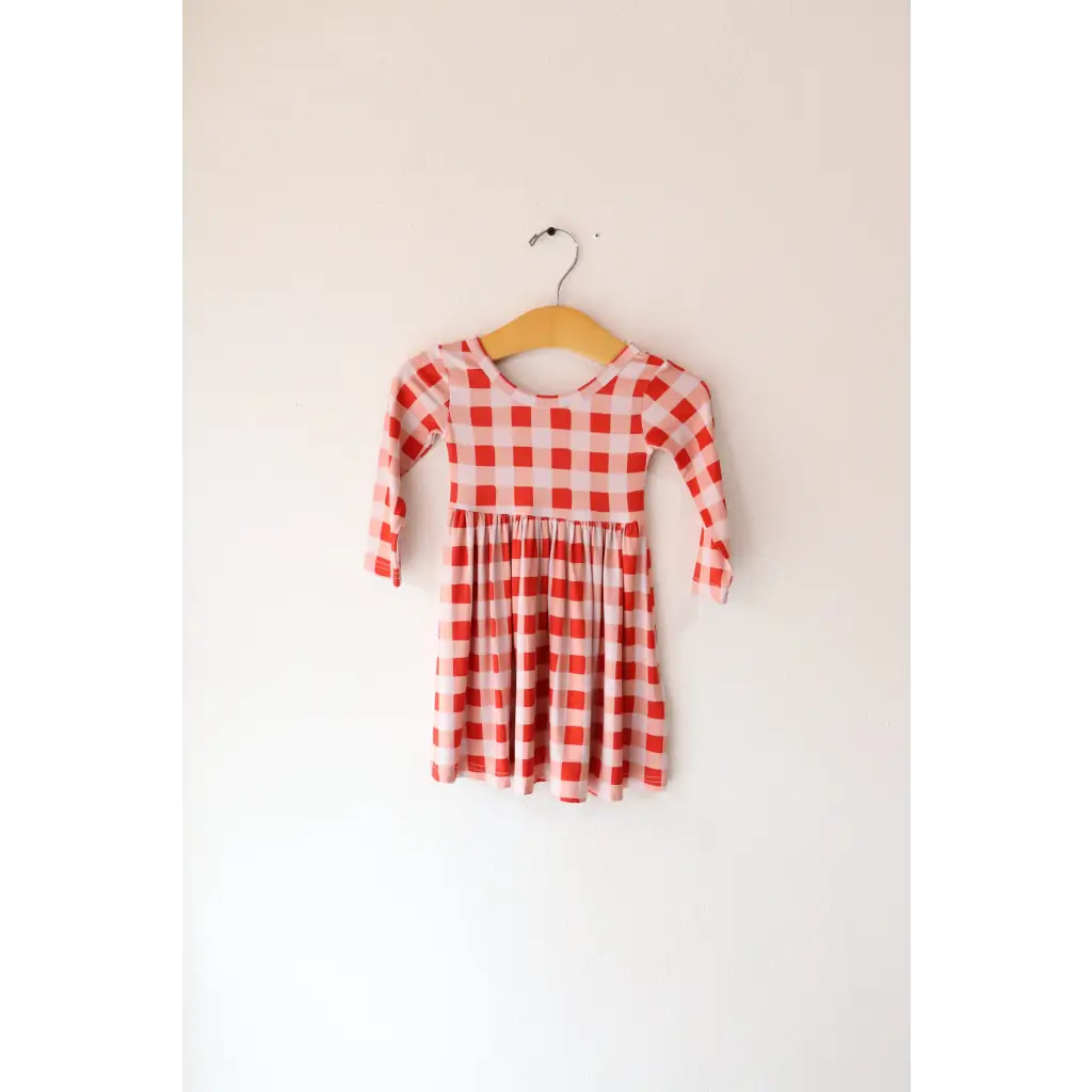 Kit Gingham Plaid Dress | Bamboo