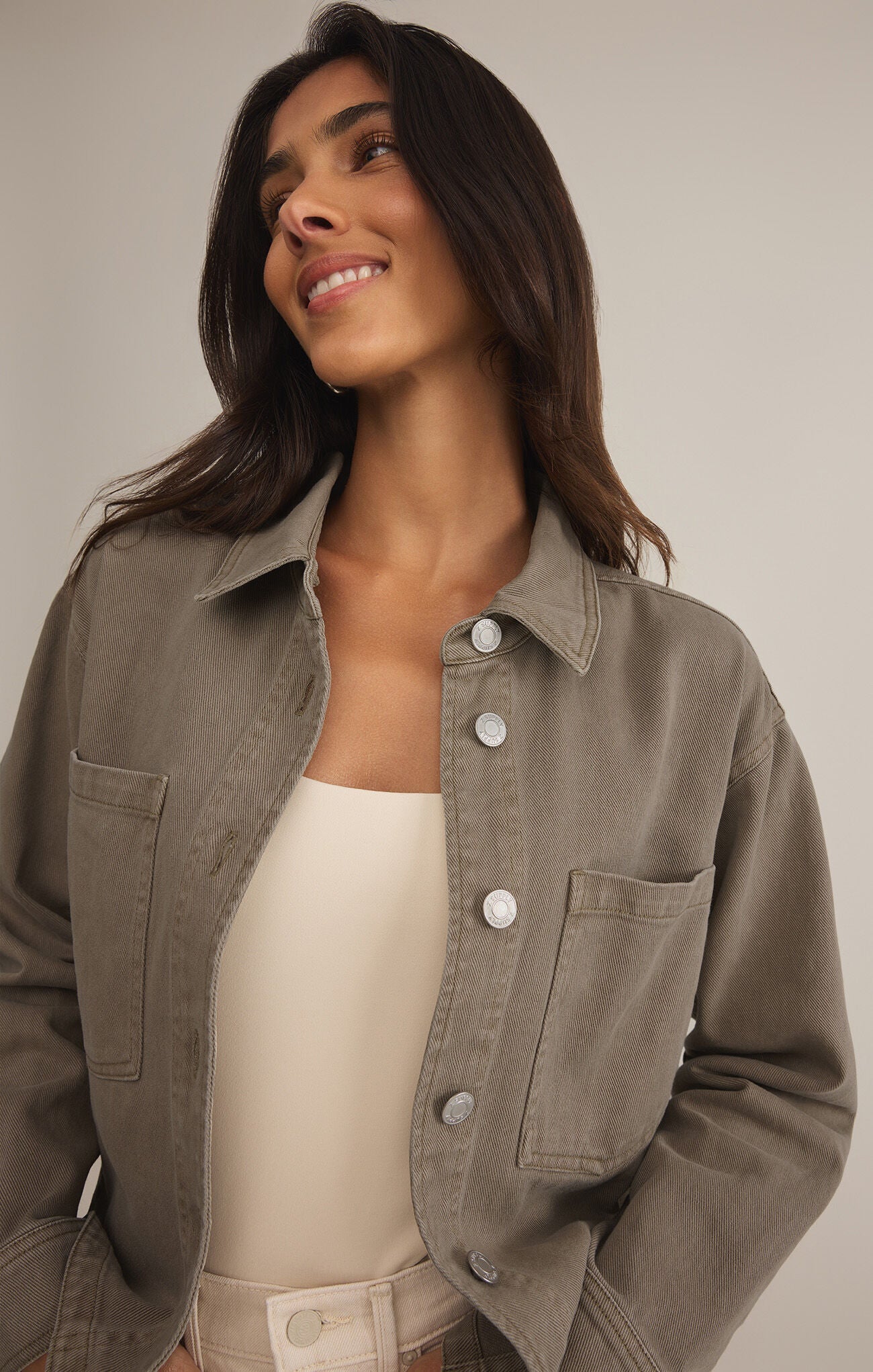 ALL DAY CROPPED DENIM JACKET