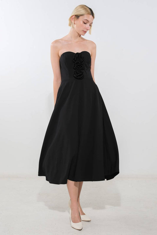 LAND OF THE FREE WOVEN MIDI DRESS - Mack & Harvie