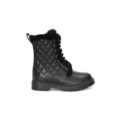Lara Shearling Combat Boots - Mack & Harvie