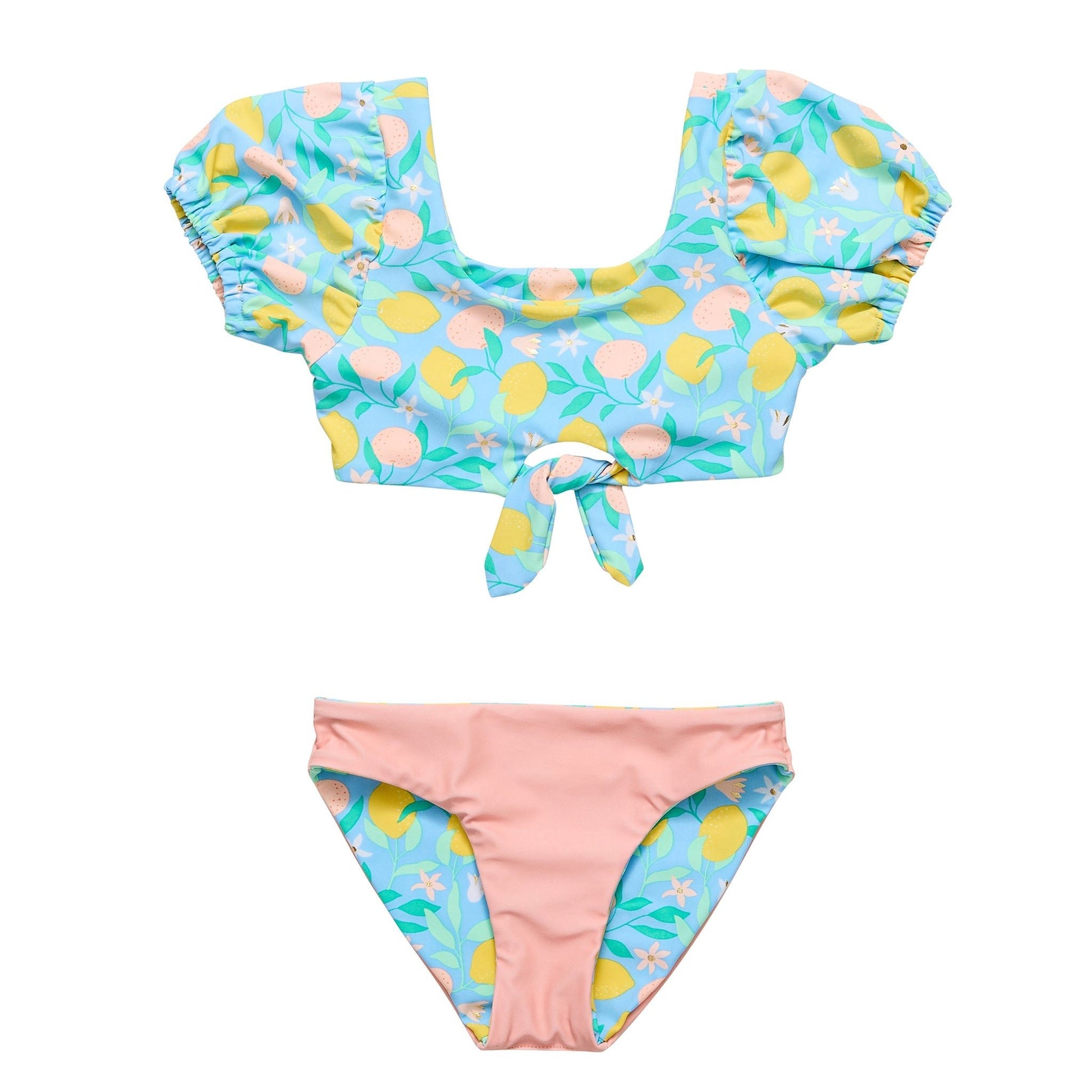 Lemon Drops Knot Front Bikini - Mack & Harvie