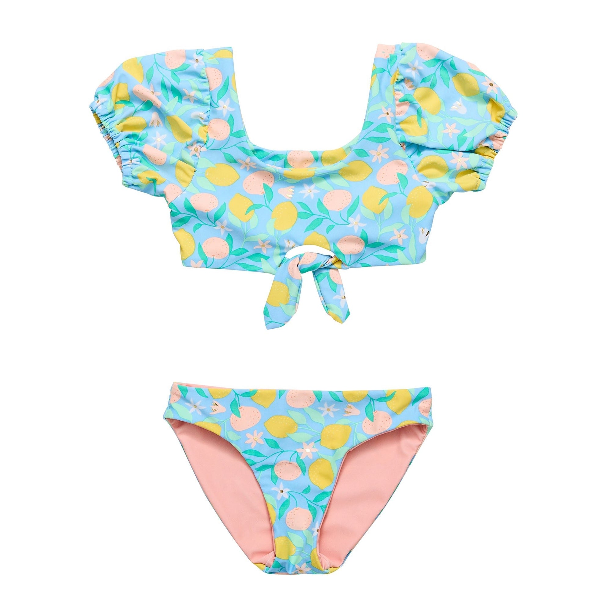 Lemon Drops Knot Front Bikini - Mack & Harvie