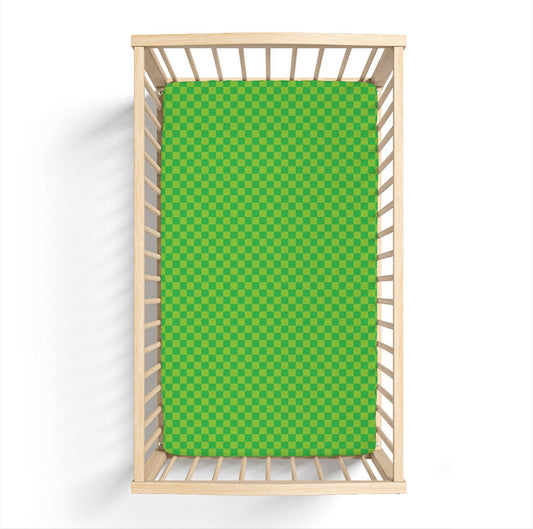 Lime Checkers Crib Sheet - Mack & Harvie