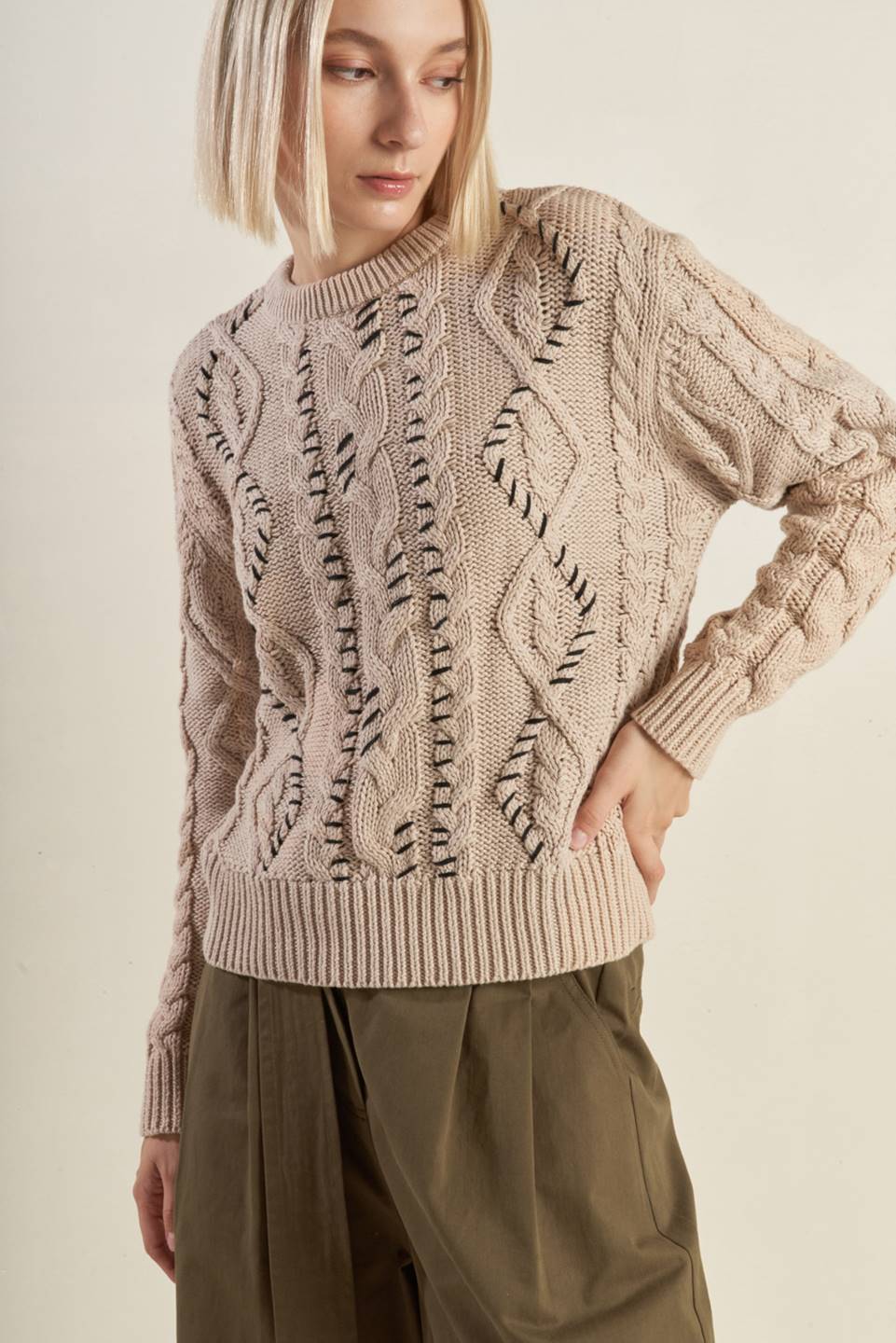 LITTLE BIT IN LOVE SWEATER KNIT TOP - Mack & Harvie
