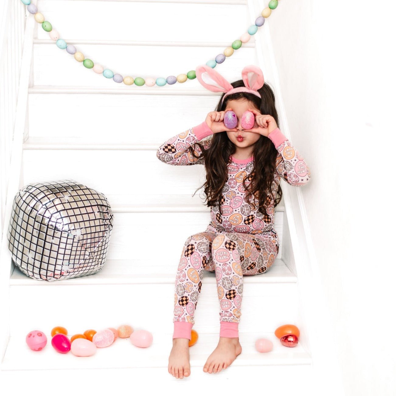 LONG SLEEVE 2 PIECE SETS- Easter Eggs - Mack & Harvie