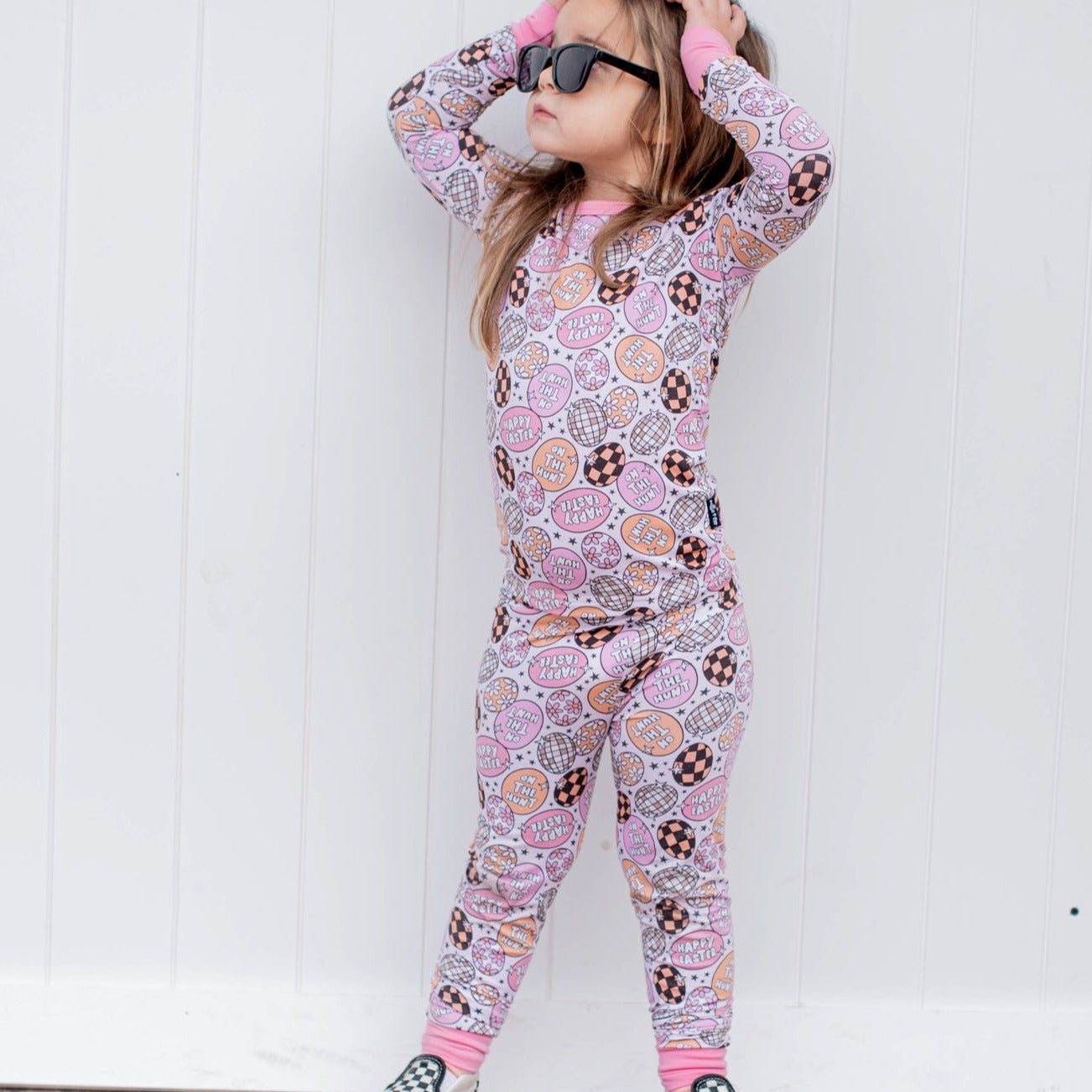 LONG SLEEVE 2 PIECE SETS- Easter Eggs - Mack & Harvie