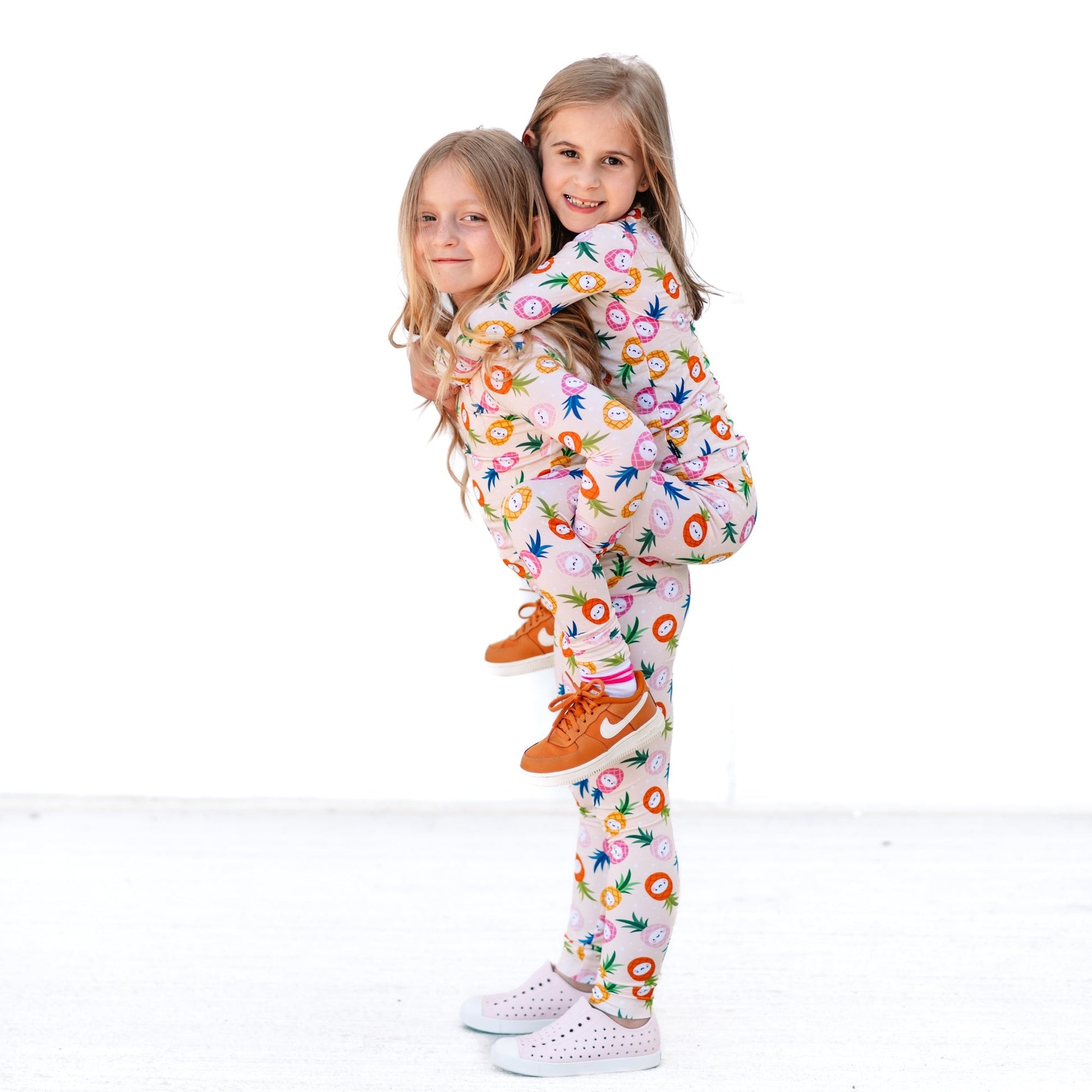 LONG SLEEVE 2 PIECE SETS - Kawaii Pineapple - Mack & Harvie