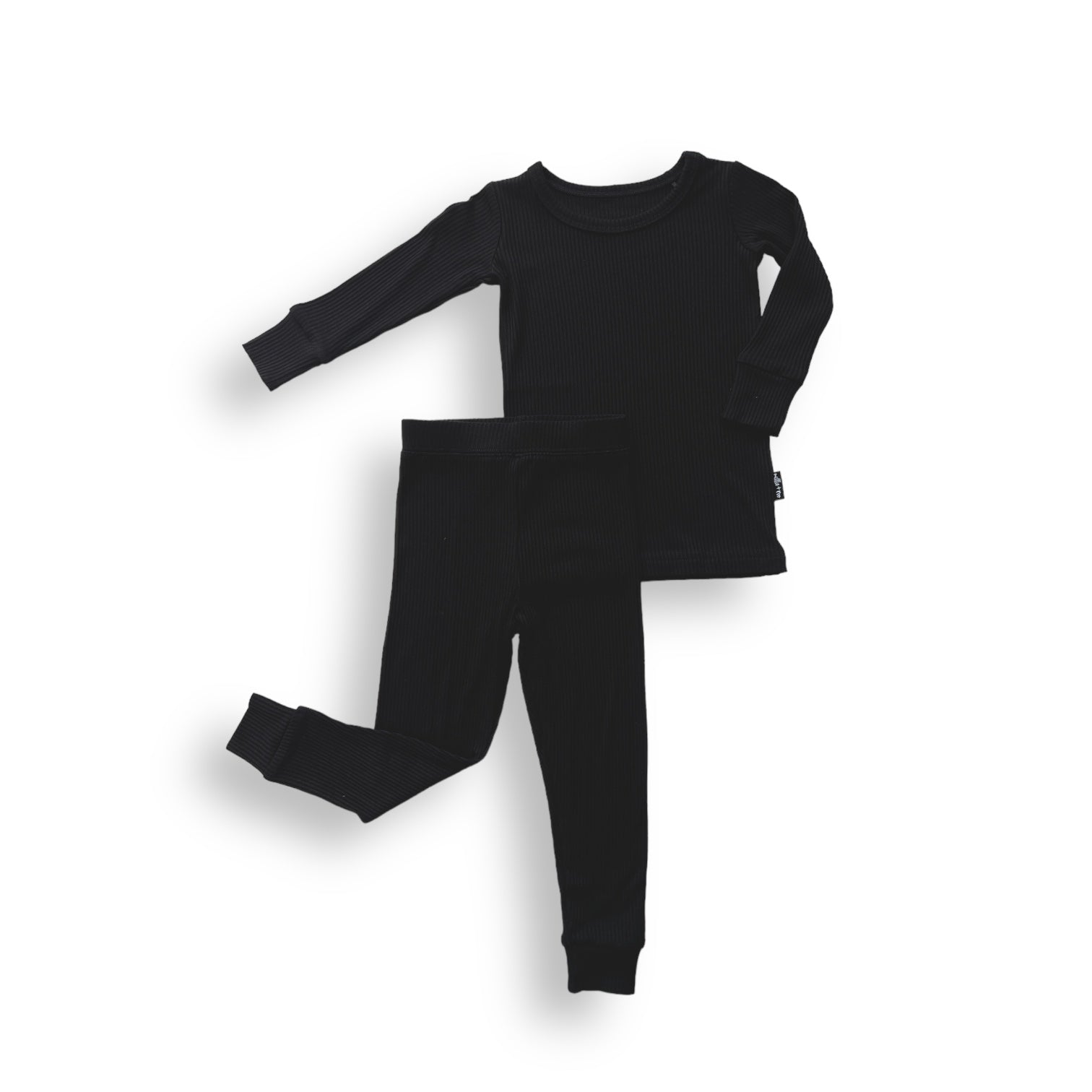 LONG SLEEVE 2 PIECE SETS - Midnight Ribbed - Mack & Harvie