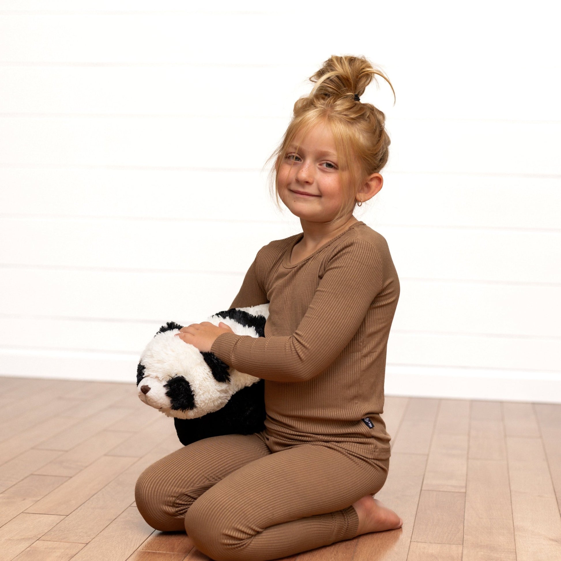 LONG SLEEVE 2 PIECE SETS - Mocha Ribbed - Mack & Harvie