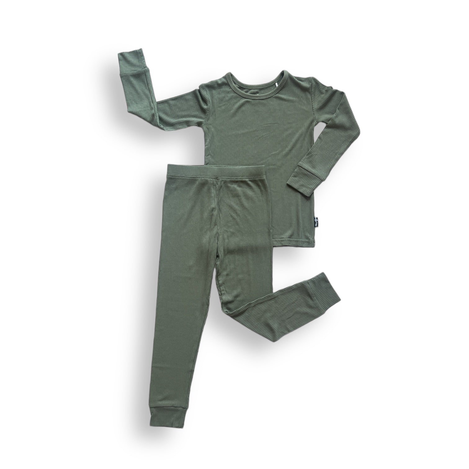 LONG SLEEVE 2 PIECE SETS - Moss Ribbed - Mack & Harvie