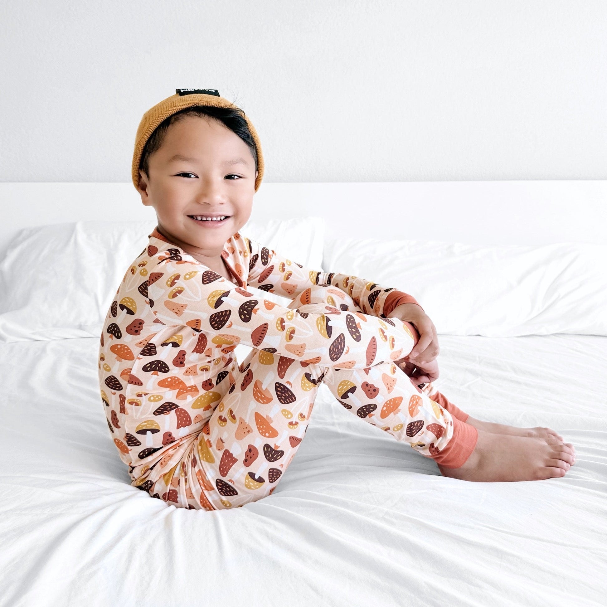 LONG SLEEVE 2 PIECE SETS - Mushrooms - Mack & Harvie