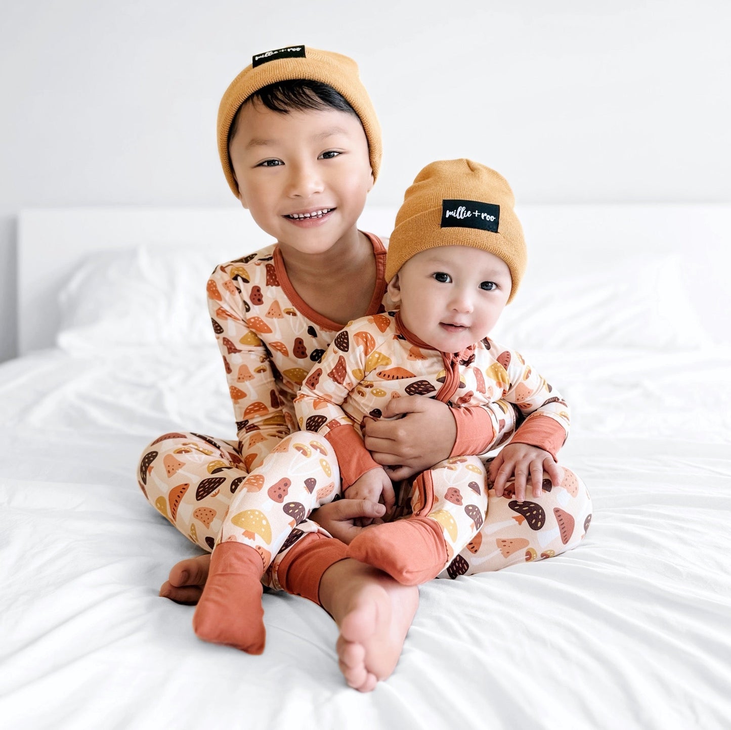LONG SLEEVE 2 PIECE SETS - Mushrooms - Mack & Harvie
