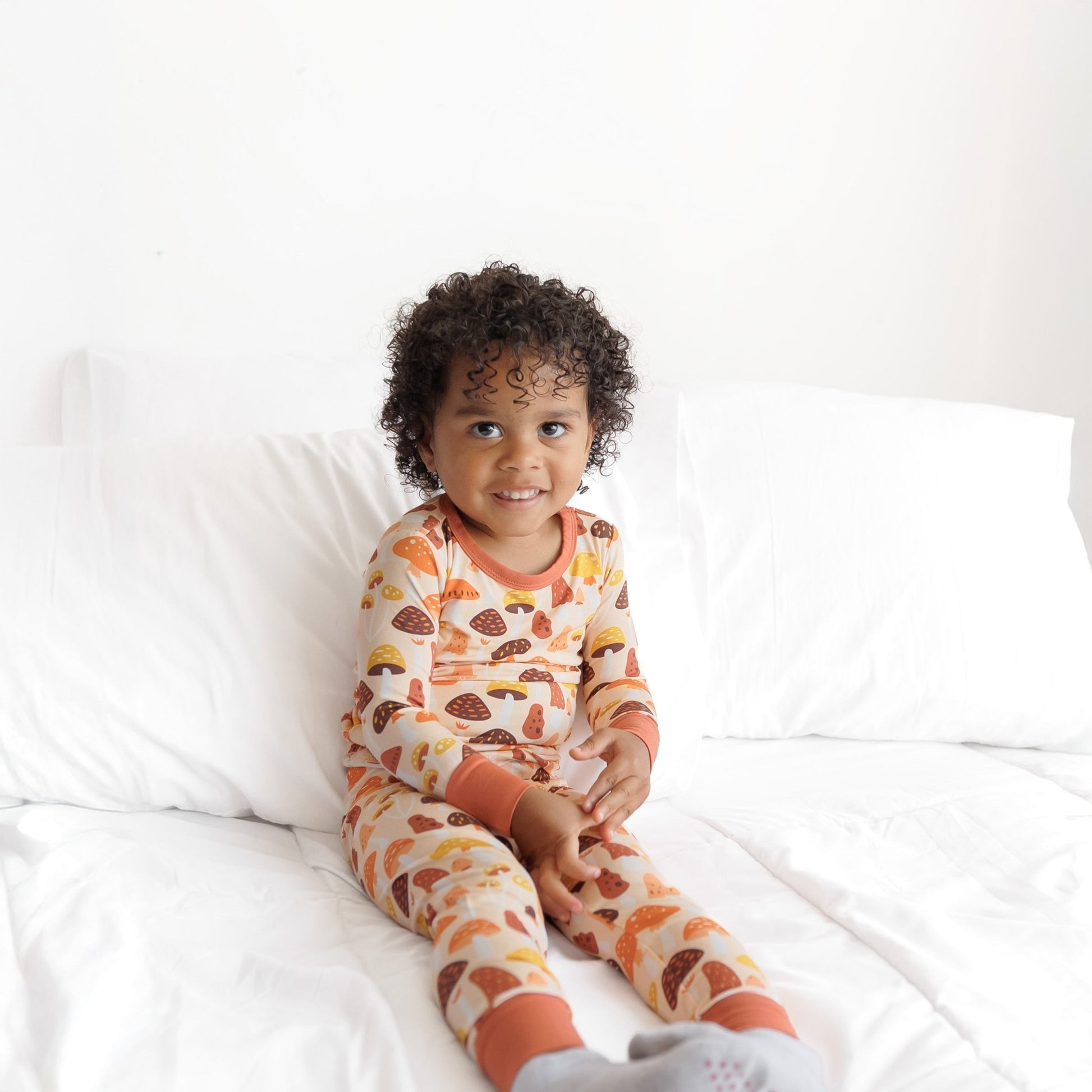 LONG SLEEVE 2 PIECE SETS - Mushrooms - Mack & Harvie
