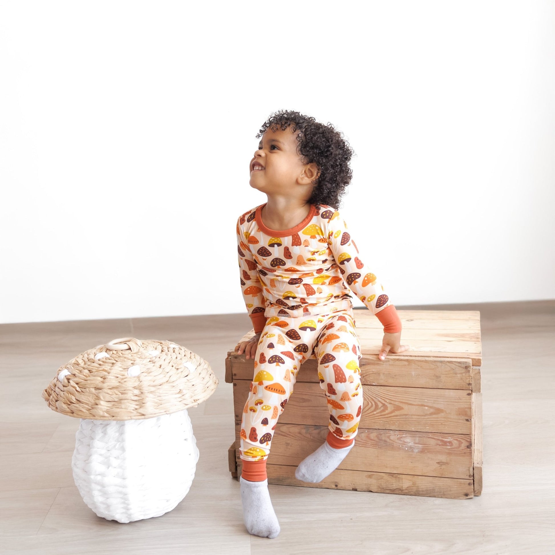 LONG SLEEVE 2 PIECE SETS - Mushrooms - Mack & Harvie
