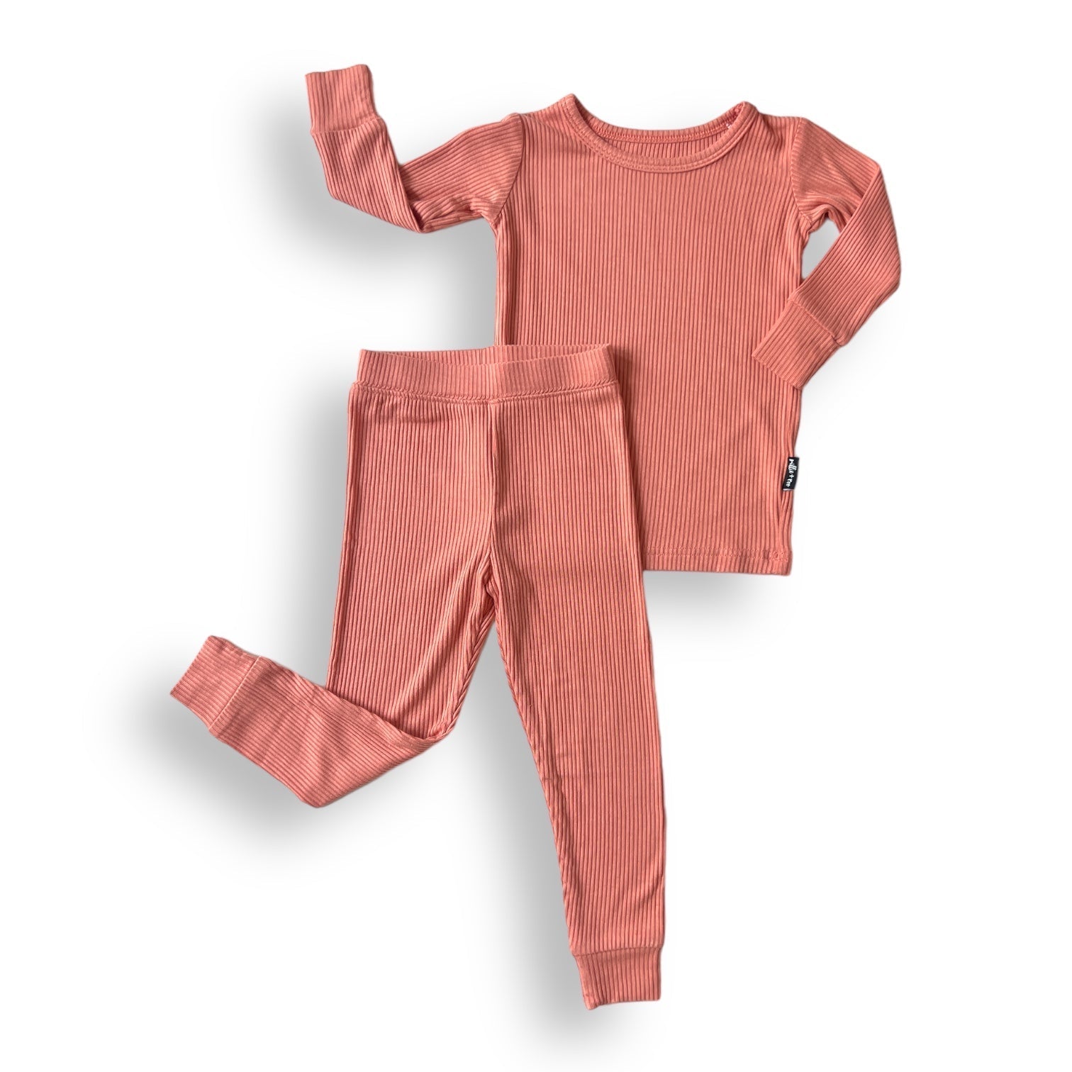 LONG SLEEVE 2 PIECE SETS - Red Rock Ribbed - Mack & Harvie