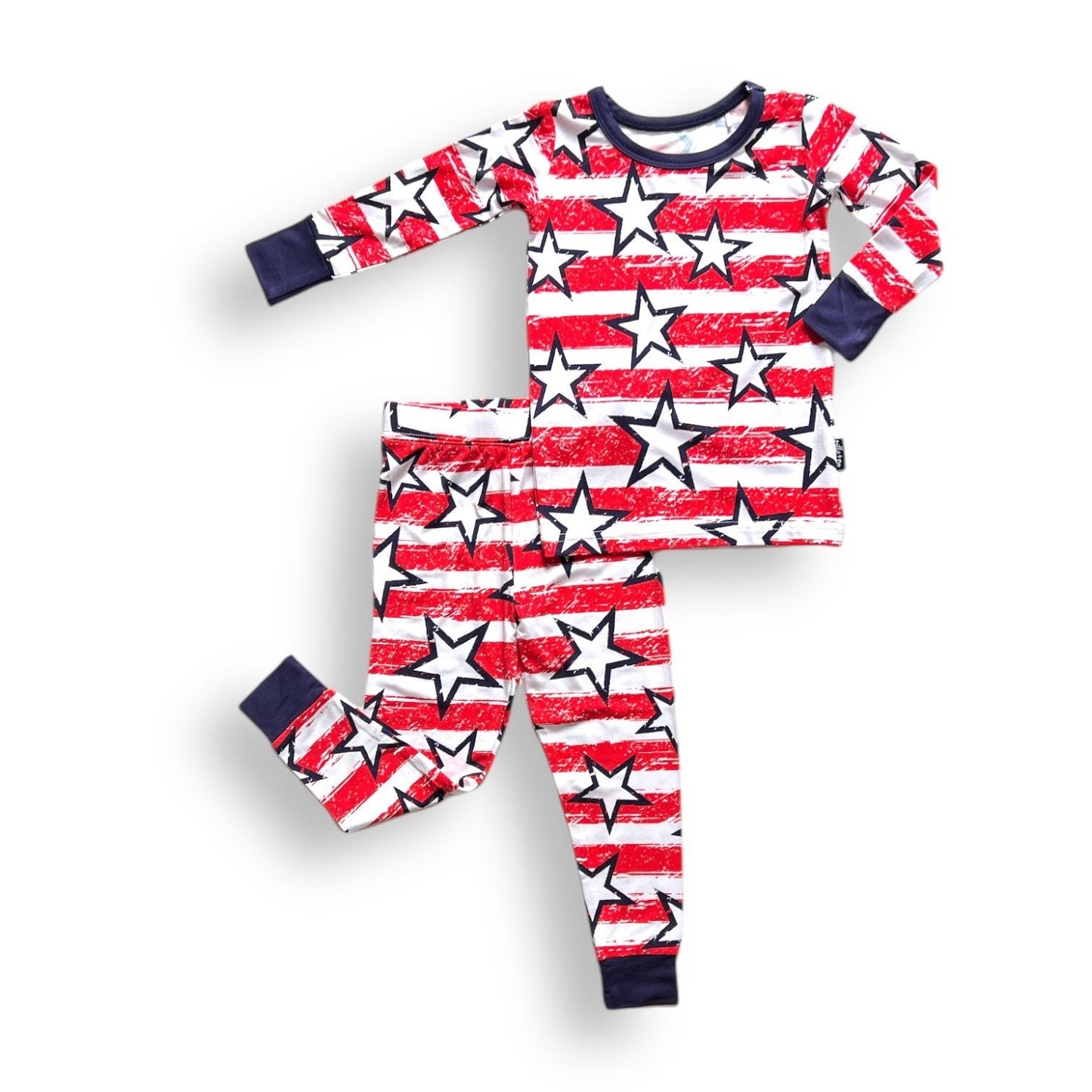 LONG SLEEVE 2 PIECE SETS - Stars + Stripes - Mack & Harvie
