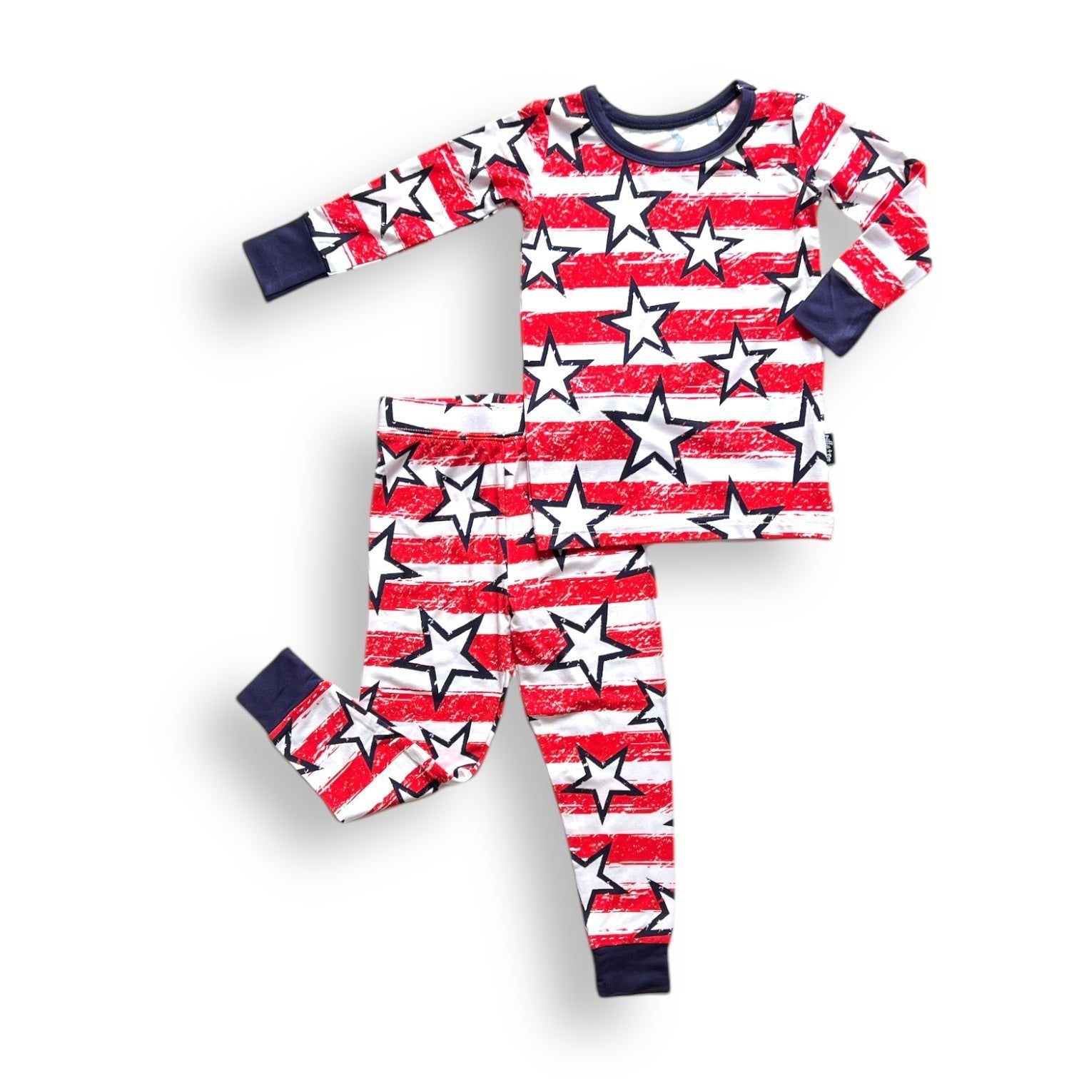 LONG SLEEVE 2 PIECE SETS - Stars + Stripes - Mack & Harvie