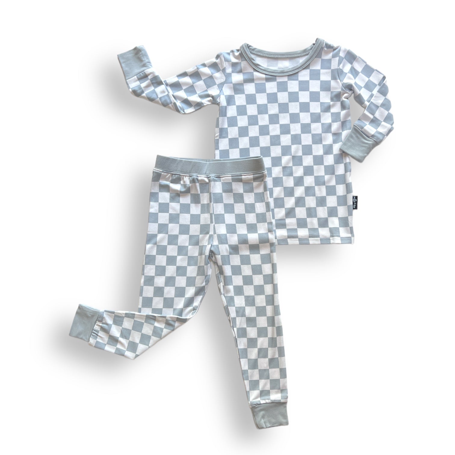 LONG SLEEVE 2 PIECE SETS - Stone Check - Mack & Harvie