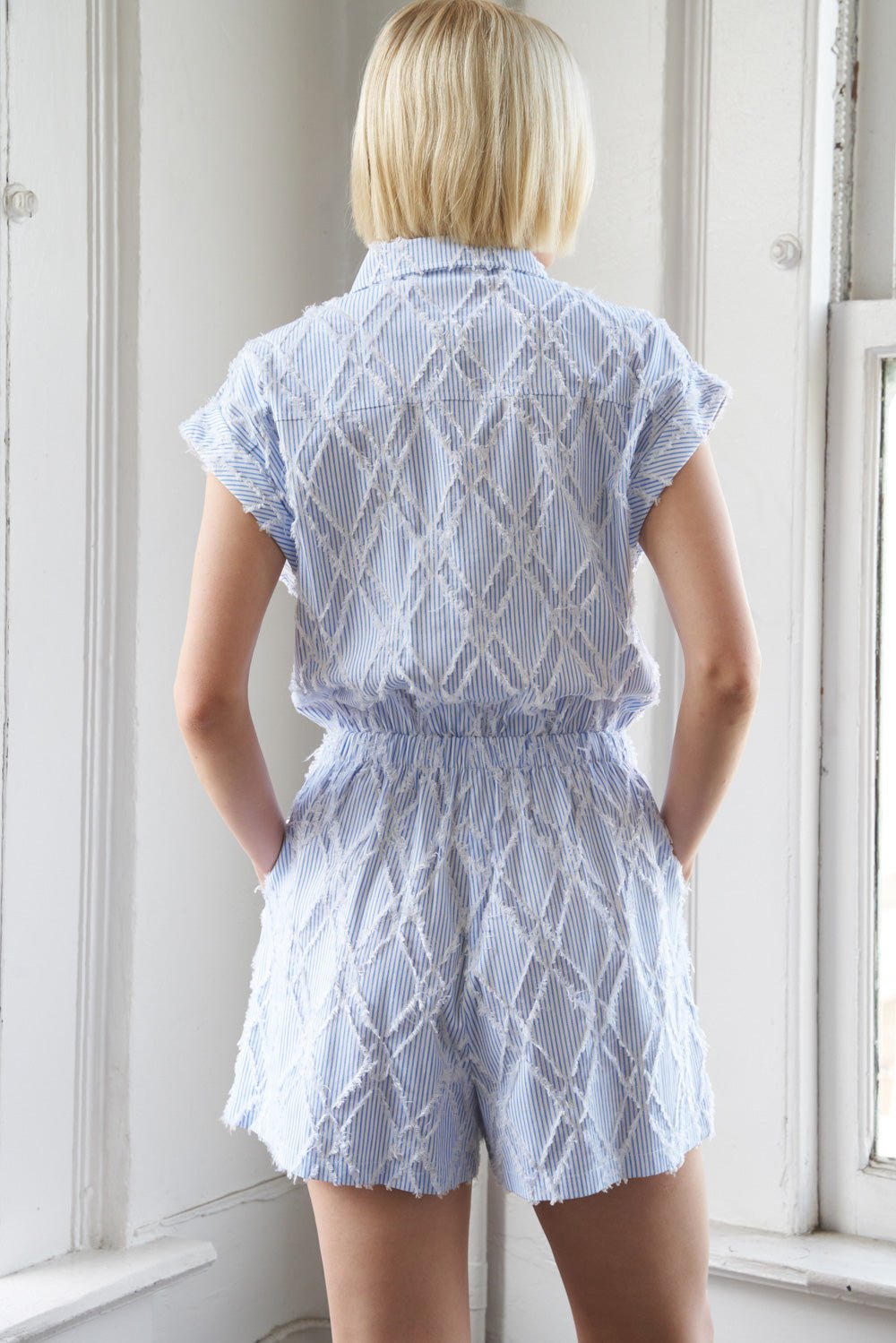 LOST IN THOUGHT WOVEN ROMPER - Mack & Harvie
