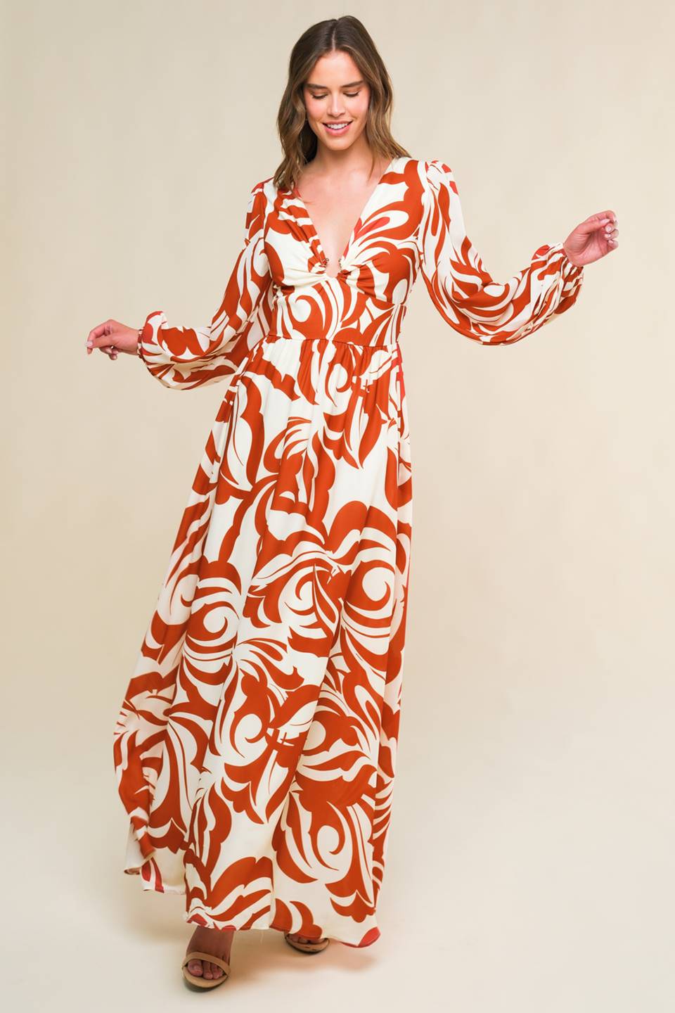 LOVE IN YOU EYES WOVEN MAXI DRESS - Mack & Harvie