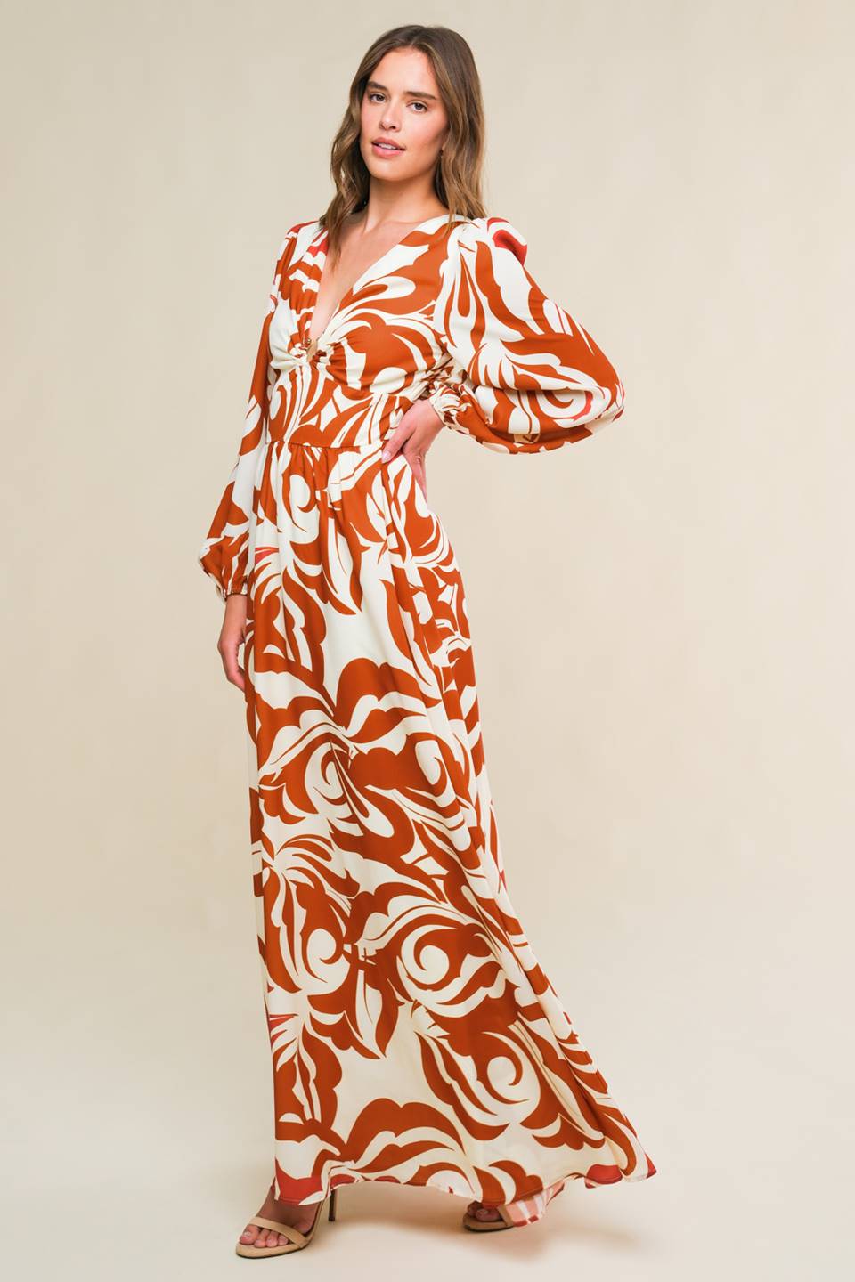 LOVE IN YOU EYES WOVEN MAXI DRESS - Mack & Harvie