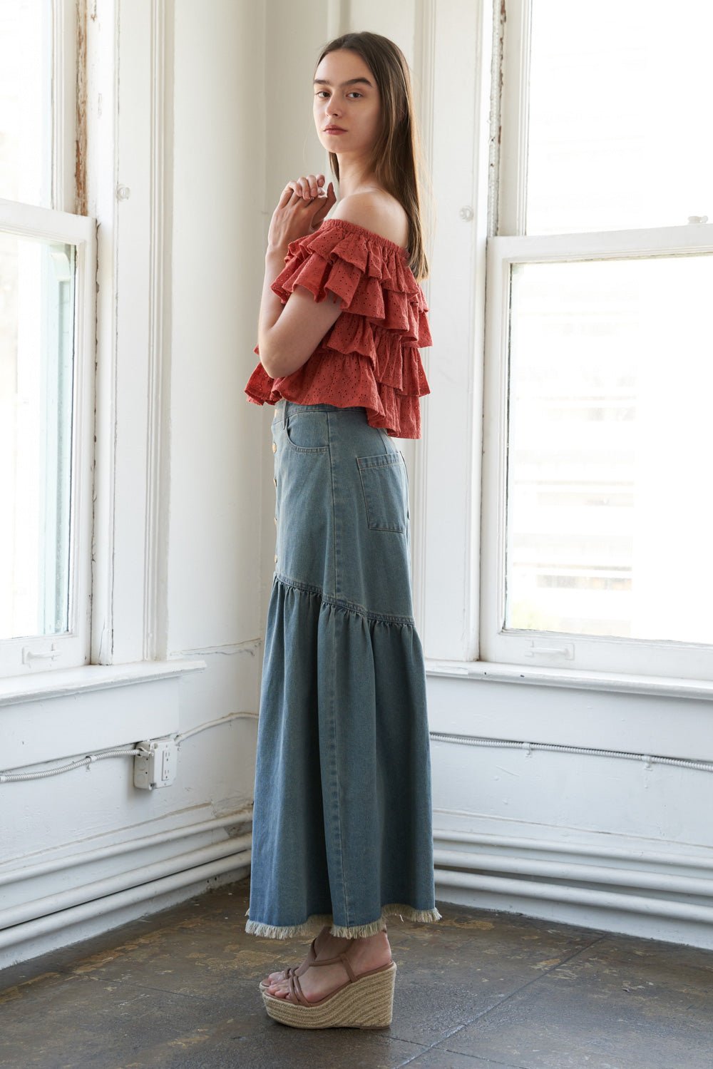LOVELY EXISTENCE OFF SHOULDER TOP - Mack & Harvie