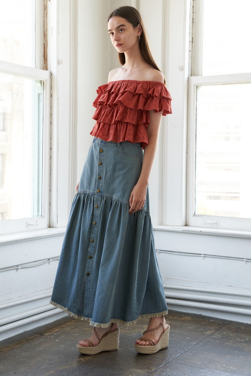 LOVELY EXISTENCE OFF SHOULDER TOP - Mack & Harvie