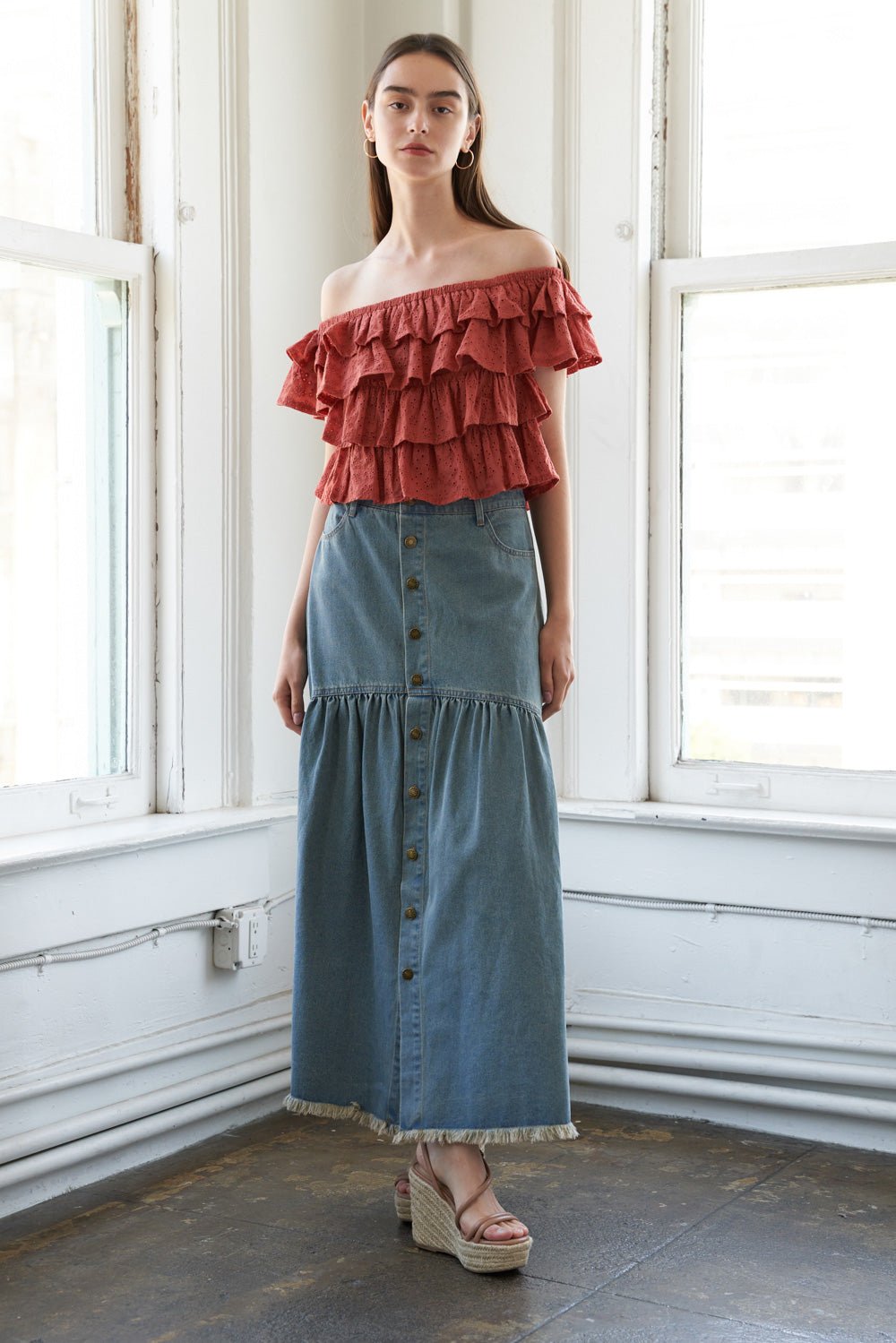 LOVELY EXISTENCE OFF SHOULDER TOP - Mack & Harvie