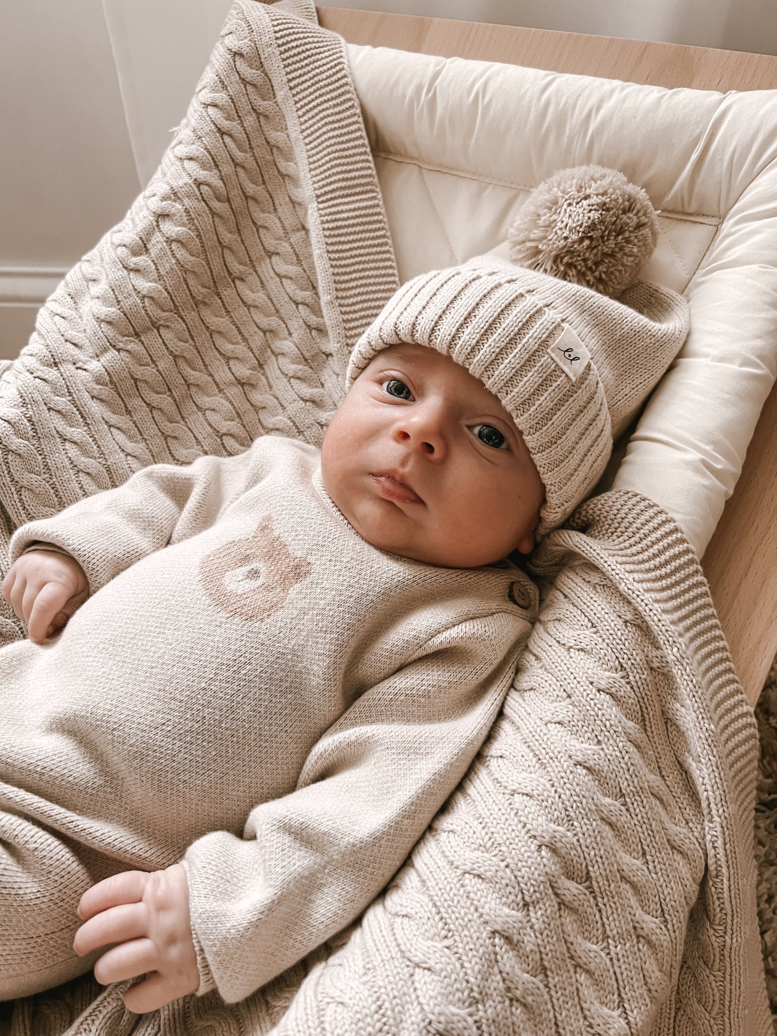 Luna + Luca Bear Jacquard Jumpsuit - Mack & Harvie