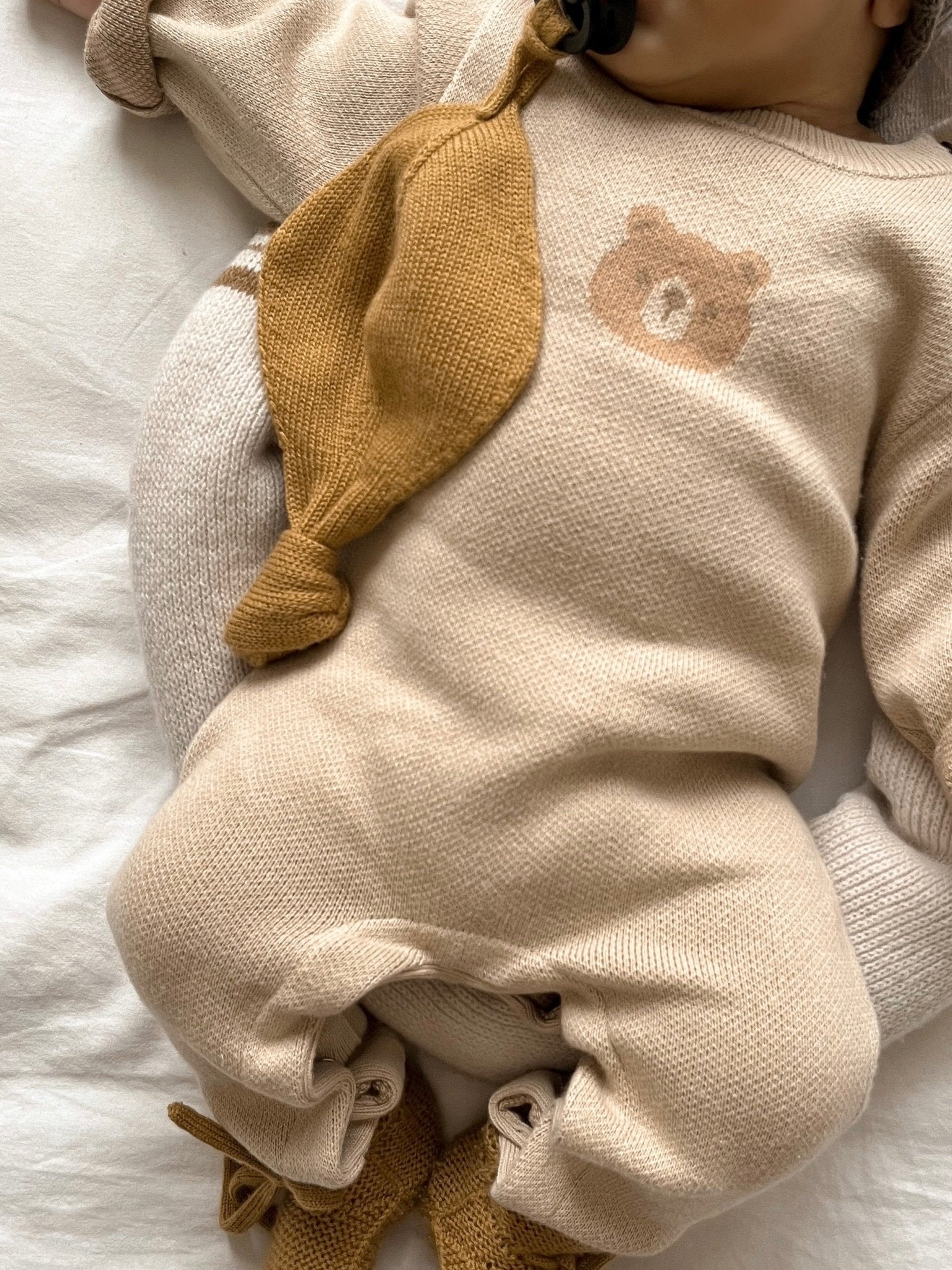 Luna + Luca Bear Jacquard Jumpsuit - Mack & Harvie