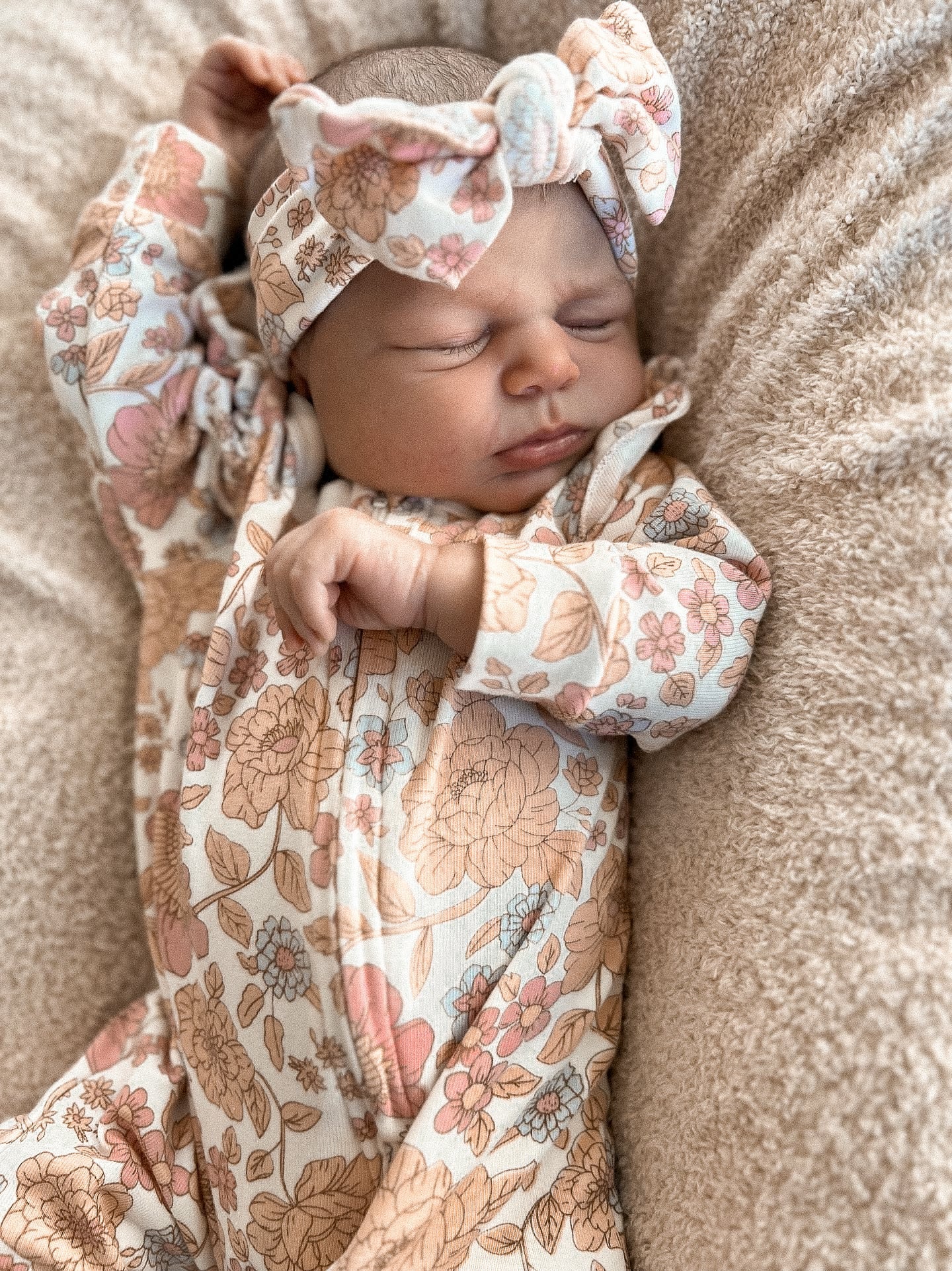 Luna + Luca Floral Jumpsuit + Bow - Mack & Harvie