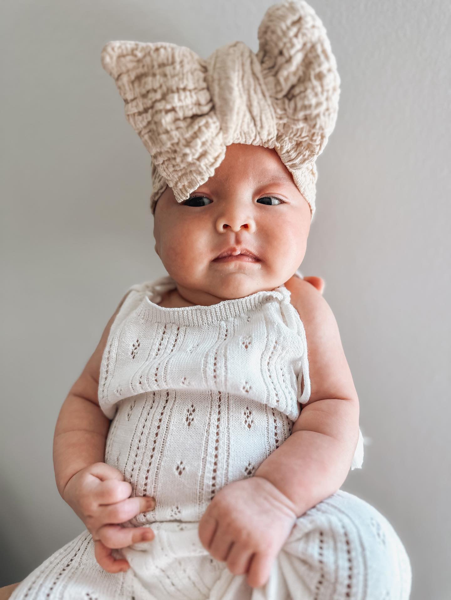 Luna + Luca Pointelle Romper - White - Mack & Harvie