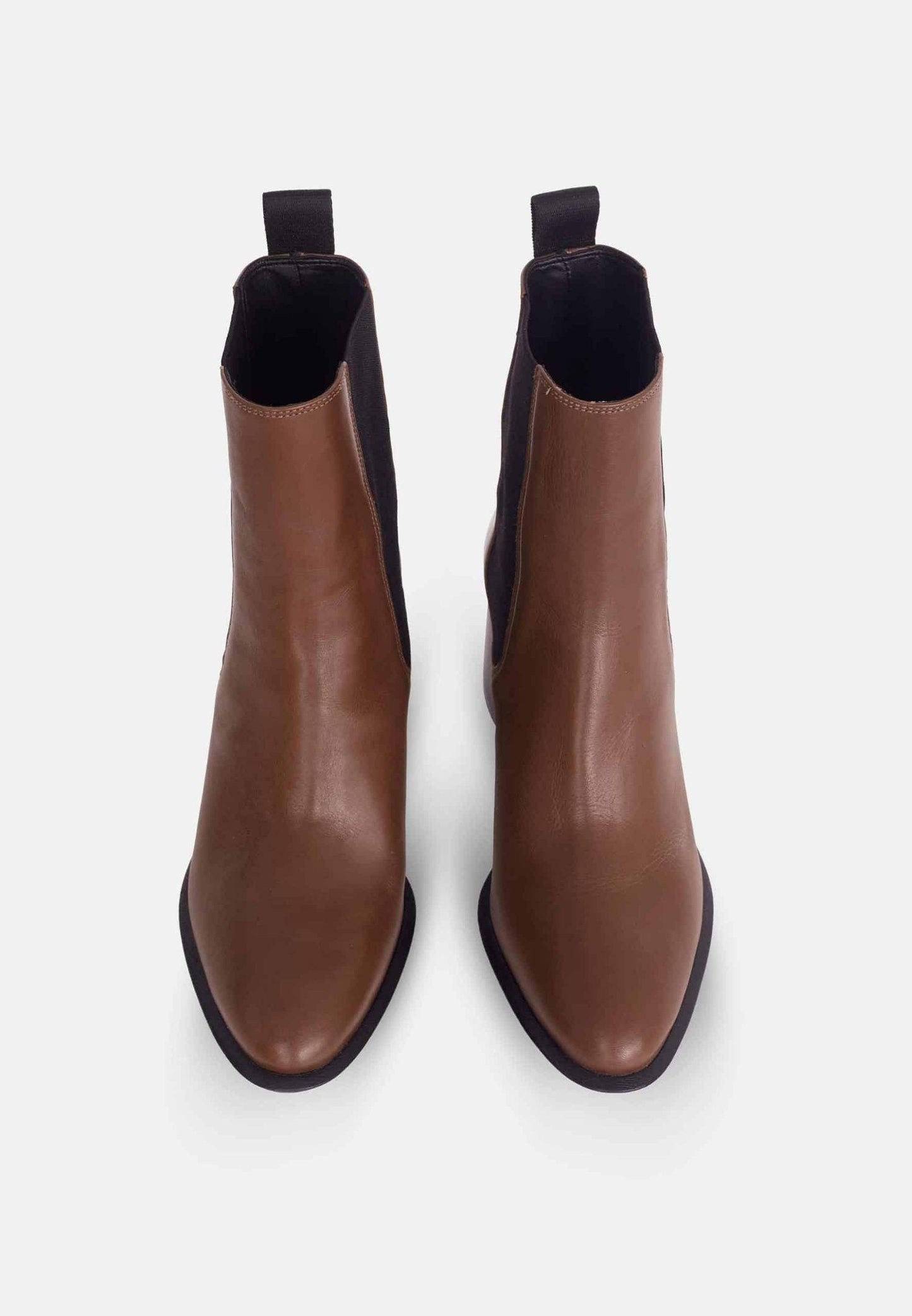 Brown Leather Ankle Boots Canna