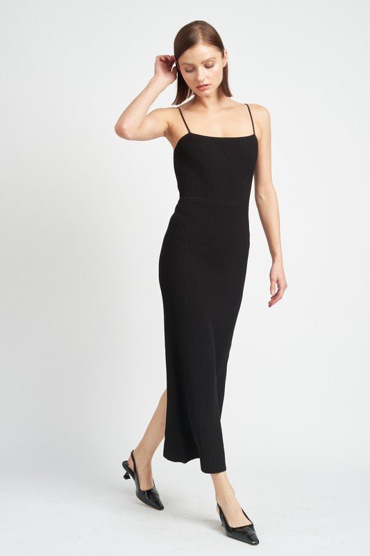 MAXI KNIT RIB DRESS - Mack & Harvie