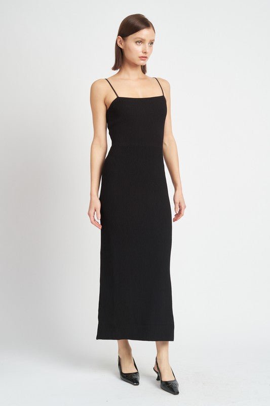 MAXI KNIT RIB DRESS - Mack & Harvie