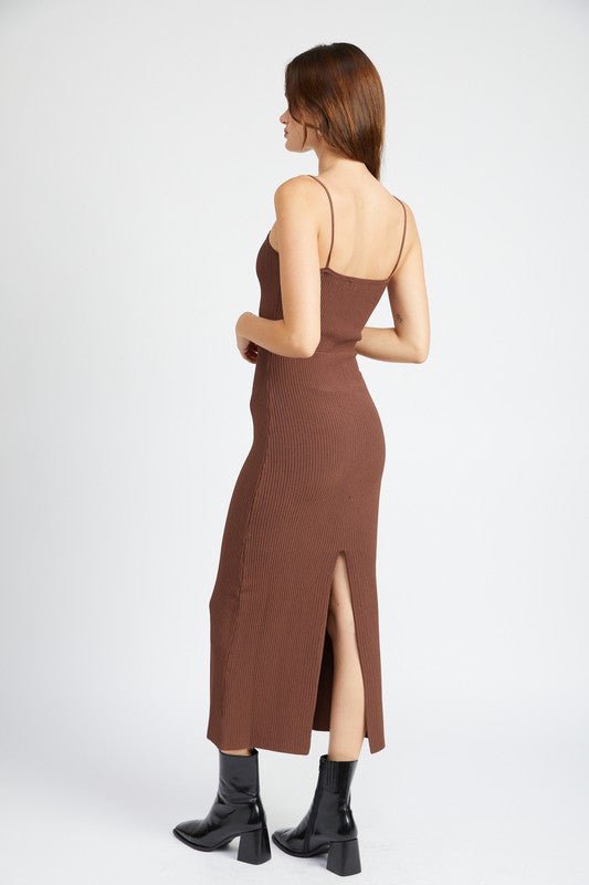 MAXI KNIT RIB DRESS - Mack & Harvie