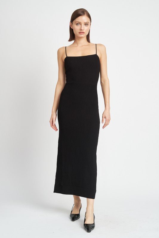 MAXI KNIT RIB DRESS - Mack & Harvie