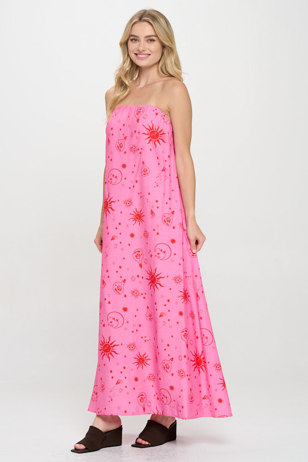 Cosmic Reverie Tube Maxi Dress