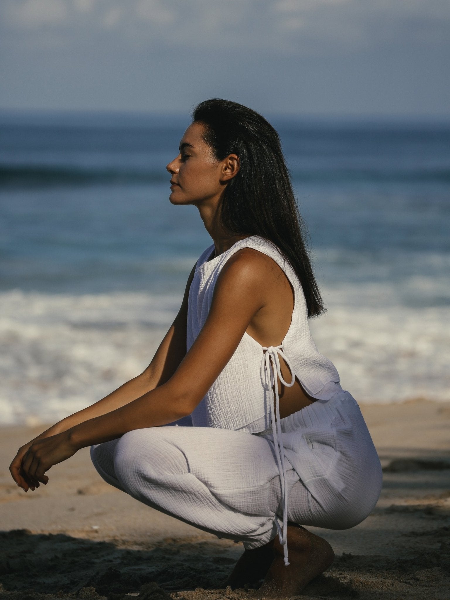 Mia Pants - White - Mack & Harvie