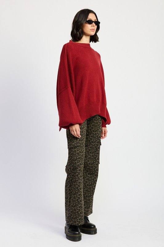 MID RISE WIDE LEG CARGO PANTS - Mack & Harvie