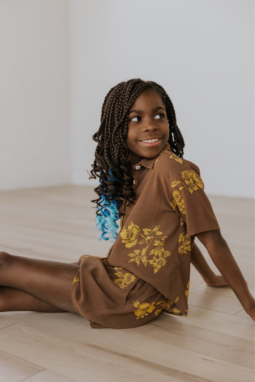 Mini Billie Floral Shorts - Mack & Harvie