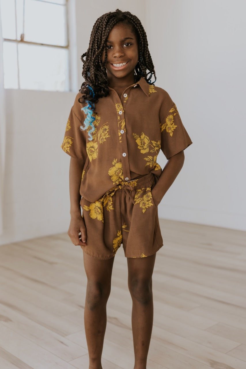 Mini Billie Floral Shorts - Mack & Harvie