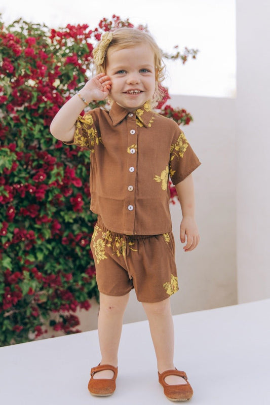 Mini Billie Floral Shorts - Mack & Harvie