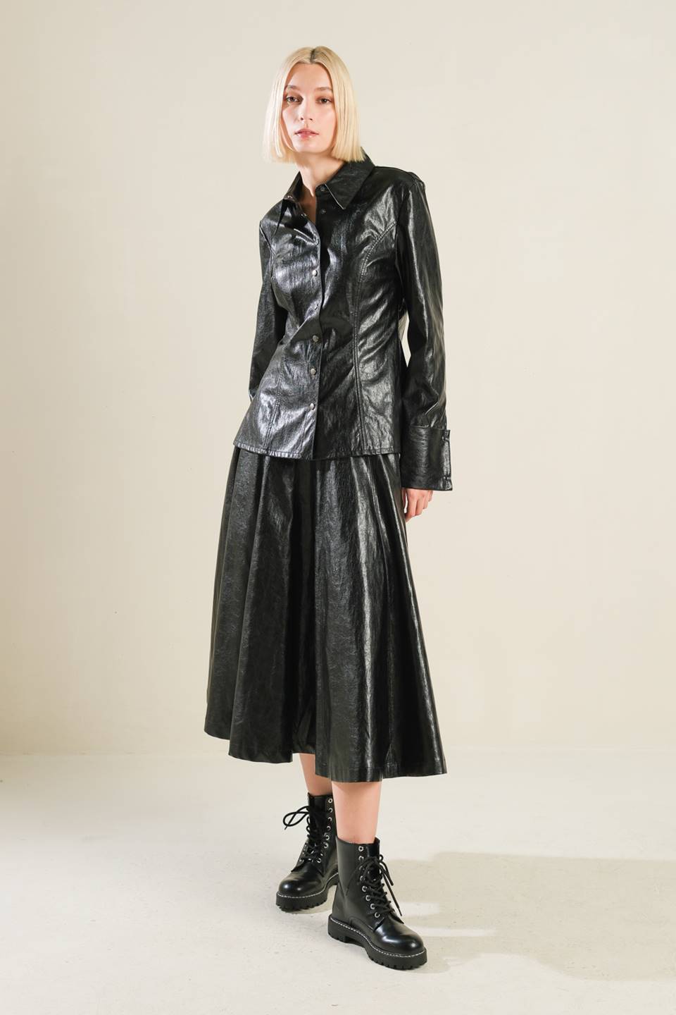 MY HEART TO YOU LEATHER TOP - Mack & Harvie
