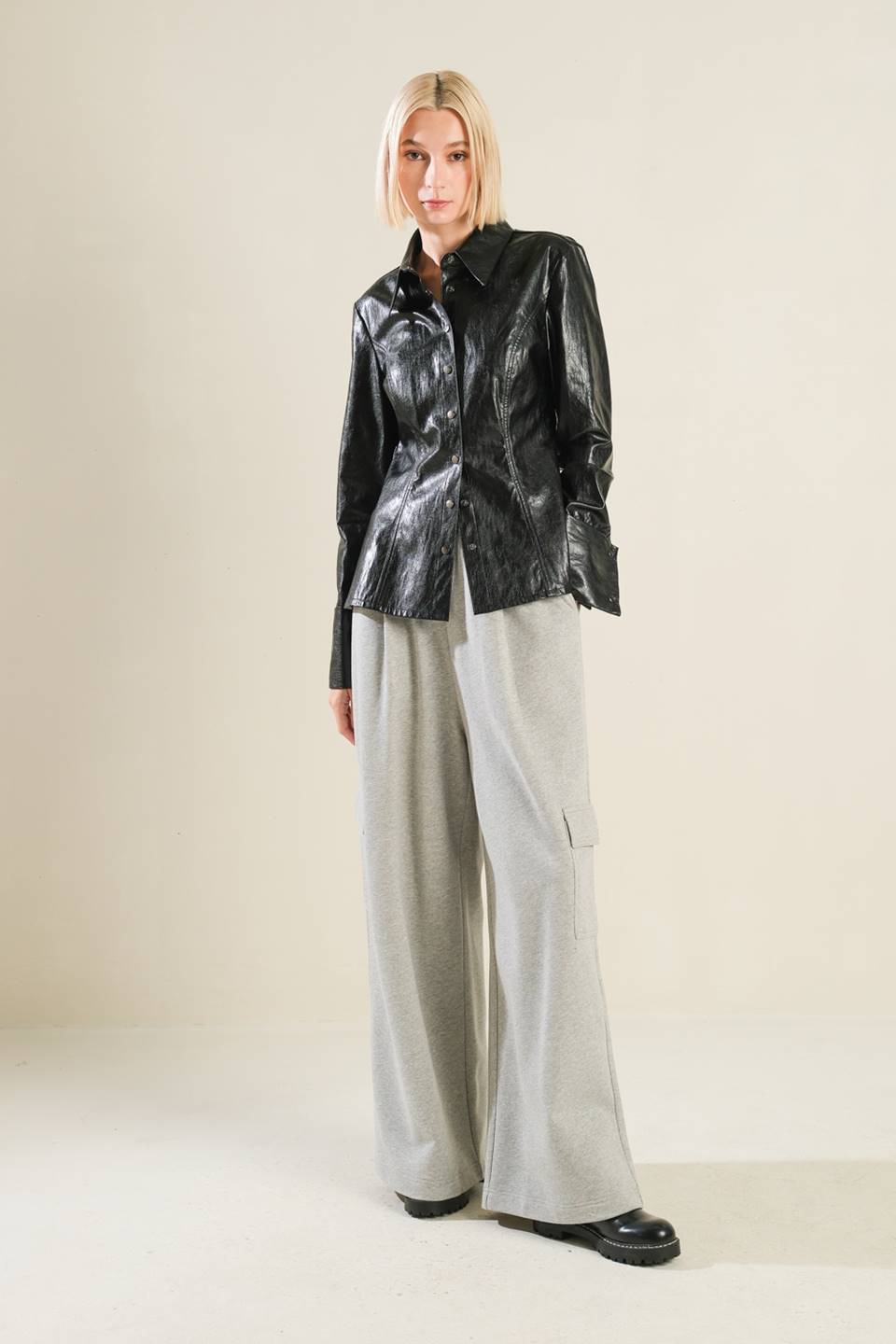 MY HEART TO YOU LEATHER TOP - Mack & Harvie