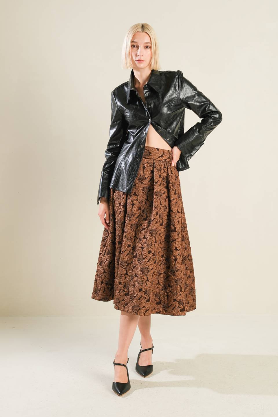 MY HEART TO YOU LEATHER TOP - Mack & Harvie