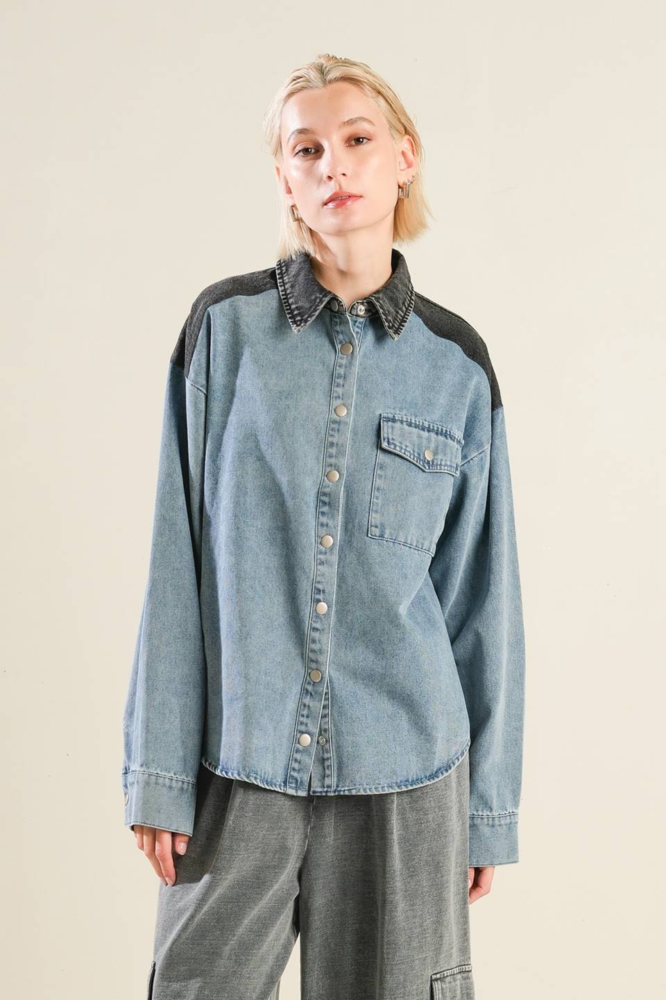 MY LOVE FOR YOU DENIM SHIRT - Mack & Harvie