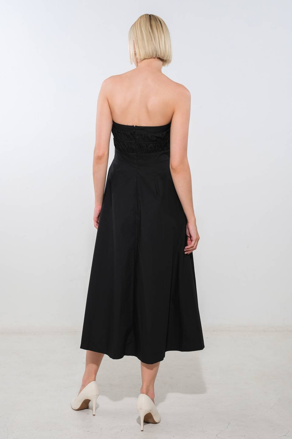 MYSTIC MUSE WOVEN MIDI DRESS - Mack & Harvie